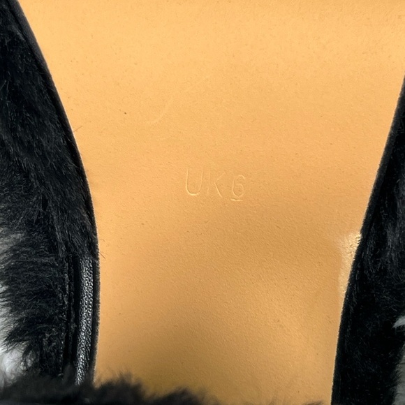Ego | Itzayana | Black Faux Fur Heeled Sandals - Picture 10 of 11